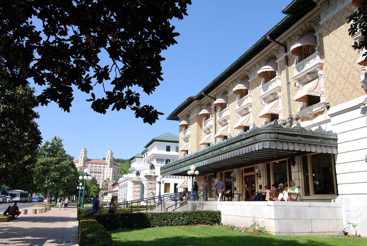 The Fordyce Bathhouse on Bathhouse Row in Hot Springs